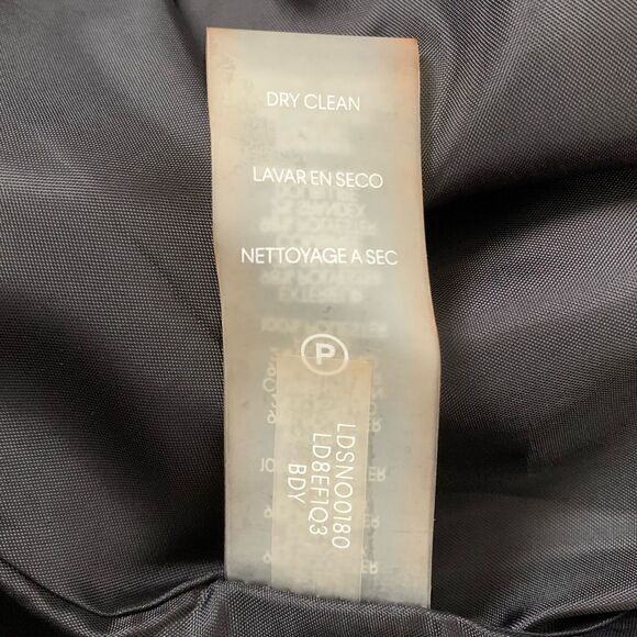 Karl Lagerfeld Paris Black Sheath Dress Knee Length Size 8 - Picture 6 of 8